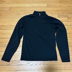 Men’s Black Marker Thermal Ski Shirt 1/4 Zip